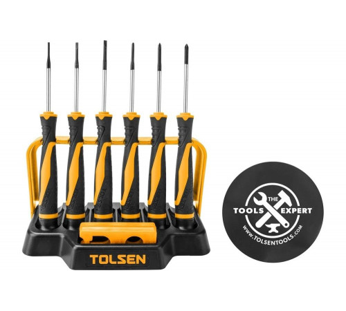 Набор прецизионных отверток TOLSEN GRIPro 8 предметов TT20193