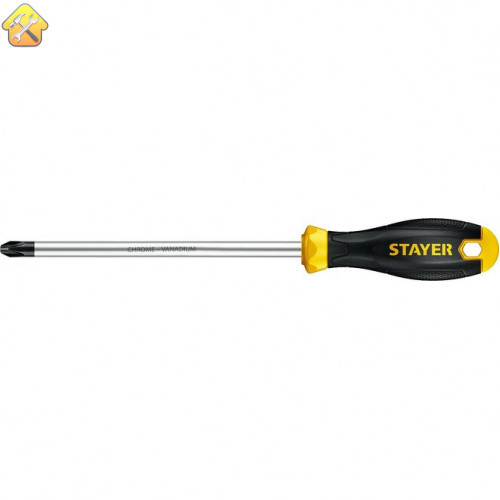 STAYER PH3x150 мм, отвертка с двухкомпонентной рукояткой 2510-3-15_z03