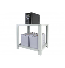 Металлический двухъярусный стеллаж для аккумуляторных батарей RUCELF SAB-2-400x500 КА-00008946