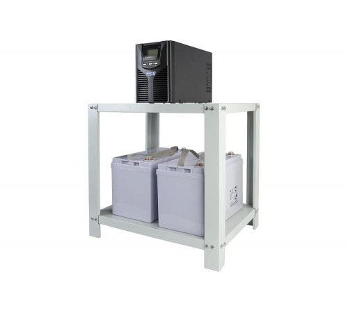 Металлический двухъярусный стеллаж для аккумуляторных батарей RUCELF SAB-2-400x500 КА-00008946