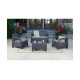Комплект мебели Keter Corfu set графит 223204
