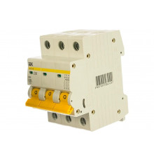 Автоматический 3-полюсный выключатель, 50А, С ВА47-29 4.5кА IEK MVA20-3-050-C