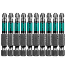 Кованые биты KRAFTOOL Optimum Line PZ3, 50 мм, 10 шт, S2 26124-3-50-10