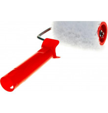 Валик в сборе 100мм, D 48мм, D ручки 6мм, крепление шплинтом СИБРТЕХ Искусственный мех 80151