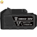 Аккумулятор DEKO UNV5.0 STD, Li-ion, 20В, 5.0Аxч 063-4495