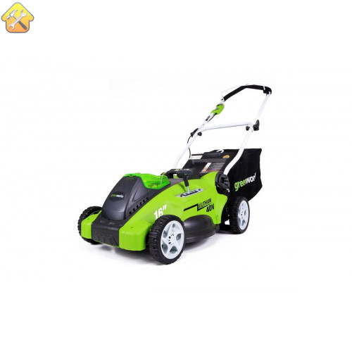 Аккумуляторная газонокосилка GREENWORKS G40LM40 (2500007) без акк. и з.у