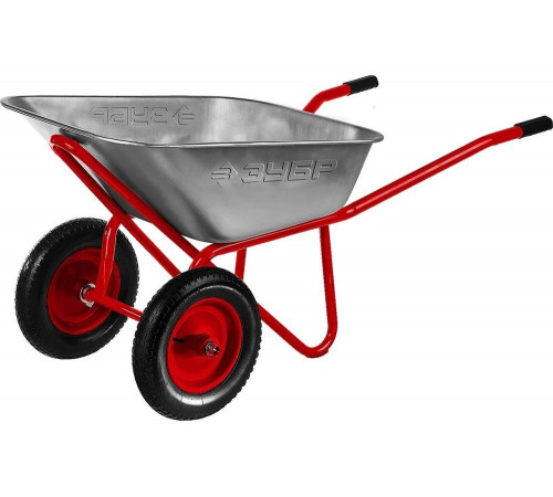 ЗУБР 110 л, 200 кг, тачка строительная двухколесная Т-22 39950