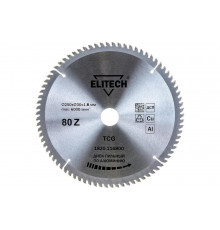 Диск пильный по алюминию (250х30х1.8 мм; 80Z) ELITECH 195630