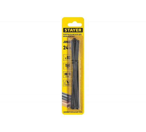 STAYER 24 TPI, 150 мм, 10 шт., универсальное полотно для мини-ножовки 1565-S10_z02 Master