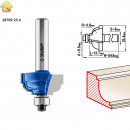 ЗУБР 25.4 x 12.7 мм, радиус 4.8 мм, фреза кромочная калевочная №7 28709-25.4 Профессионал