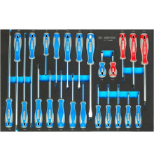 Набор отверток (ложемент, 24 предмета) KING TONY 9-31124MRV