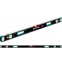Магнитный сверхпрочный уровень KRAFTOOL A-RATE Control с зеркальным глазком, 1500 мм 34988-150