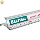 Усиленная алюминиевая линейка KRAFTOOL Kraft-line 1.0 м со стальной направляющей 34275-100