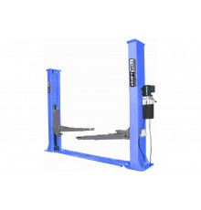 Двухстоечный подъемник KraftWell г/п 5500 кг, электрогидравлический, цвет синий KRW5.5MXL_blue