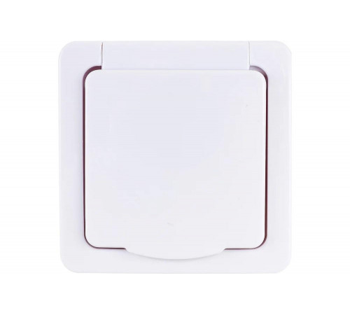 IEK РСб20-3-ГПБб: компактная одноместная розетка для открытой установки