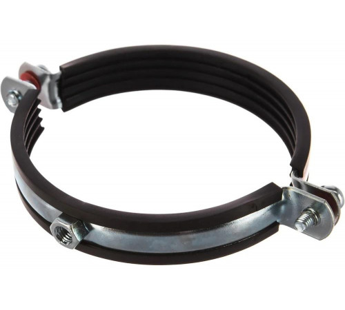 ЗУБР 5 шт., 4", оцинкованный, хомут трубный с гайкой 37850-107-116 Мастер