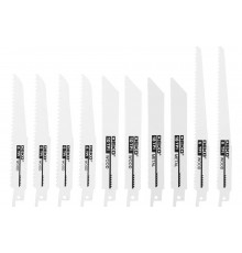 Набор пильных полотен по дереву и металлу RSB10 10 шт DEKO 063-4342