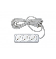 Бытовой удлинитель 3 гн. ПВС 2х075 RUCELF RU-03-275-03S