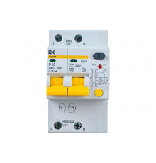 Дифференциальный автомат IEK АД12М 2Р B 16А 30мА MAD12-2-016-B-030