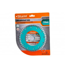 Диск алмазный Turbo по железобетону (150х22.2/20 мм) Sturm 9020-04-150x22-T