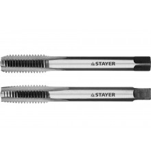 Комплект метчиков сталь 9ХС М10х1.5 2 шт Stayer MASTER 28025-10-1.5-H2