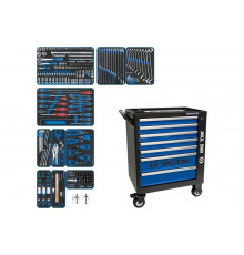 Набор инструментов в чёрной тележке KING TONY DRIVE 251 предмет 9G35-251MRV