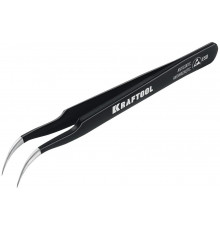 Антистатический антимагнитный прецизионный изогнутый пинцет KRAFTOOL 116 мм 222126