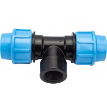Тройник с внутренней трубной резьбой (32 х 1" х 32 мм) Джилекс 9429