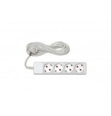 Бытовой удлинитель 4 гн. ПВС 3х075 RUCELF RU-04-375-10PZ