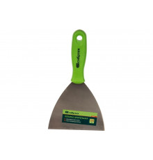 Шпательная лопатка из нержавеющей стали, 120 мм, пластмассовая ручка СИБРТЕХ 85549