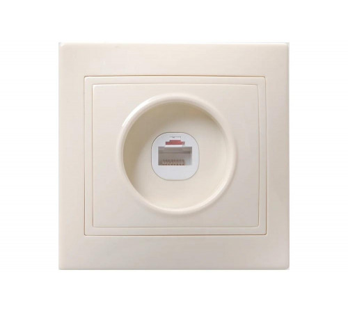 Компьютерная розетка IEK КВАРТА для одного устройства