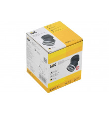 Настенно-потолочный светильник IEK Lighting 4034 под лампу gx53 черный LT-USB0-4034-GX53-1-K02