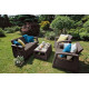 Комплект мебели Keter Corfu set коричневый 258952