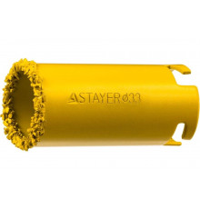 Коронка кольцевая с карбидно-вольфрамовой крошкой PROFESSIONAL 33 мм STAYER 33345-33