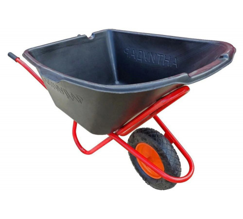 Строительная одноколёсная тачка с пневмоколесом TOR Антиудар 110 л, 200 кг 1023977