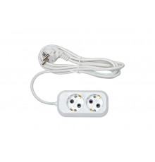 Бытовой удлинитель 2 гн. ПВС 3х1 RUCELF RU-02-310-05PZ