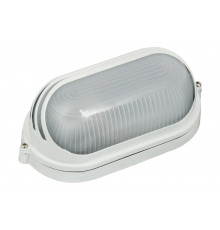 Светильник IEK НПП/НПБ, 1407, белый, овал, ресничка, 60Вт, IP54, ИЭК LNPP0-1407-1-060-K01