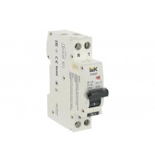 Автоматический выключатель дифференциального тока IEK ARMAT B06S 1P+NP B32 30мА тип AC (18мм) AR-B06S-1N-B32C030