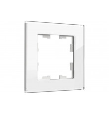 1-местная рамка IEK Brite ру-1-2-брб стекло, белый BR-M12-G-K01