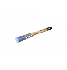 Кисть "EURO" плоская, "АКВА" для воднодисперсионных и акриловых ЛКМ, искусственная щетина, деревянная ручка, 1"/25мм STAYER 01062-025