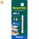 KRAFTOOL Ø 1 х 40 мм, HSS-G, сталь М2 (S6-5-2), класс A, сверло по металлу 29651-1 Pro