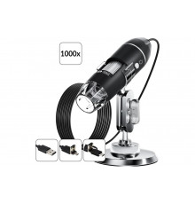 Цифровой микроскоп iCarTool USB/Micro-USB/Type-C, 2Мп, 1000X, 1920x1080, 1.5м IC-V317