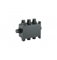 Распаечная коробка IEK 118х76х60мм, для монолитного строительства, черная UKM10-118-076-060-O-K02