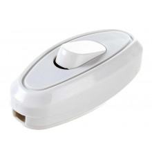 Одноклавишный выключатель IEK ВБ-01Б разборный, для бра, белый EVB10-K01-10