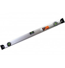 Алюминиевый уровень Вихрь Рельс, 800 мм, 3 глазка 1 поворотный 73/11/4/15