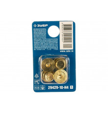 Центровка-кернер по дереву, в наборе 4 шт Зубр Профессионал, d=10мм 29429-10-H4_z01