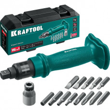 KRAFTOOL  ID-15 15 предм., Ударно-поворотная отвертка (25550-Н10)