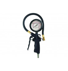Пистолет для подкачки шин KraftWell с аналоговым жидкостным манометром KRWTG-A2