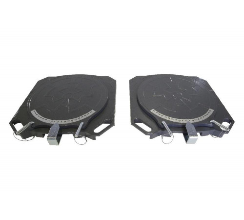 Круги поворотные (2 шт; г/п 3500 кг) KraftWell KRWTPL4