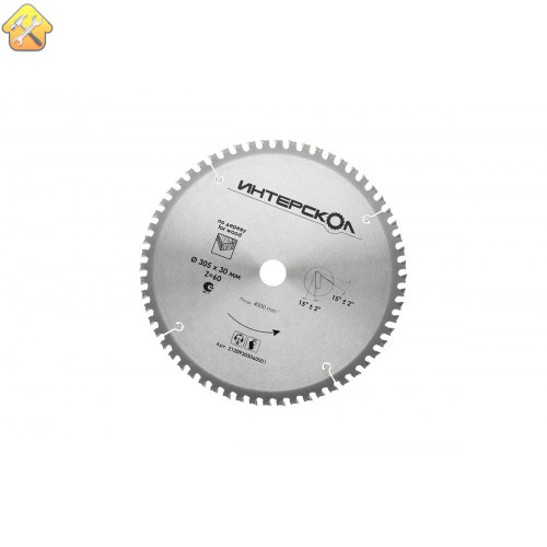 Диск пильный по дереву (305х30 мм; 60Т) Интерскол 21209305060001